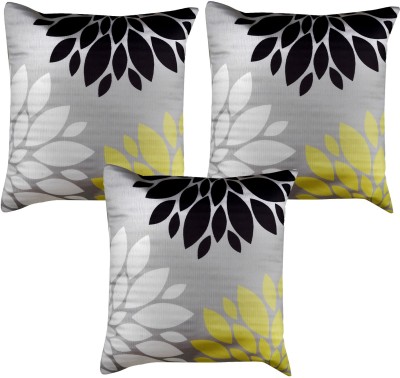 Comfort House Polyester Cushions Cover(Pack of 3, 41 cm*41 cm, Multicolor)