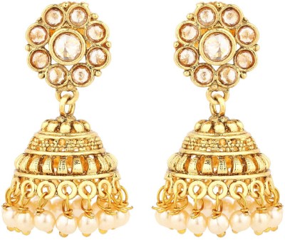 rajwada arts Classic Design Brass Jhumki Earring