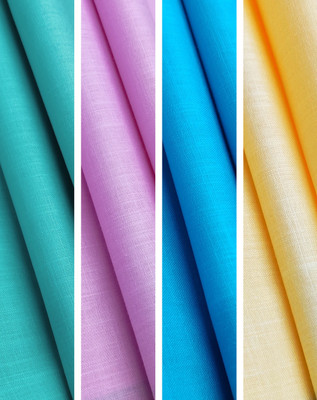 SUBHDIN Pure Cotton Solid Shirt Fabric