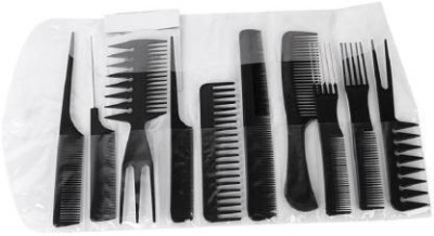 Lenon Beauty 10Pcs Pro Salon Hair Cut Styling Hairdressing Barbers Combs Brush Set