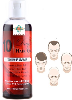 24 DAYS 10 days ayurvedic, herbal and 72 herbs hair oil 30 ml Hair Oil(30 ml)