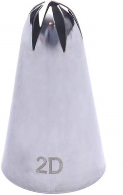 PACTIV BAKE Nozzle-01 Stainless Steel Quick Flower Icing Nozzle(Silver Pack of 1)