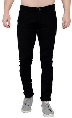 Strobine Slim Men Black Jeans