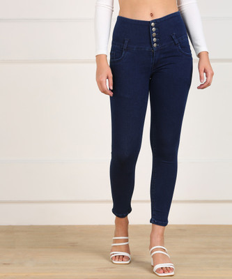 A-Okay Slim Women Dark Blue Jeans