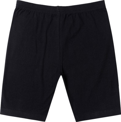 MYO Short For Boys Casual Self Design Cotton Blend(Black, Pack of 1)
