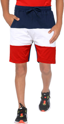 MANIAC Short For Boys Casual Colorblock Pure Cotton(Multicolor, Pack of 1)