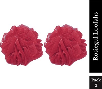 Rosiegul Loofah(Pack of 2, Maroon)