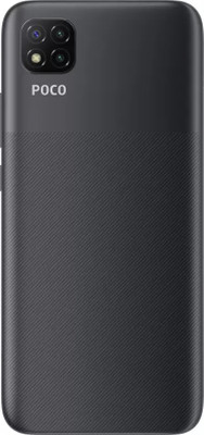 Farcry Poco C3 Back Panel(Matte Black)