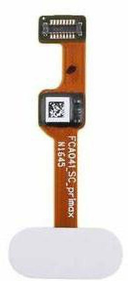 Spares4ever C3-491 Oppo f3 White Fingerprint Sensor Flex cable