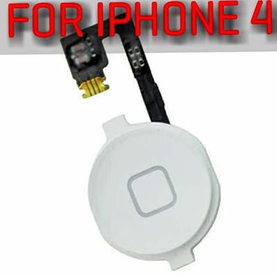 Spares4ever C3-671 Apple iPhone 4 White Fingerprint Sensor Flex cable