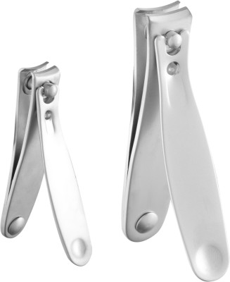 Beaute Secrets Nail Clipper Set Sharp Fingernail Clippers Toenail Clippers Nail Cutter Stainless Steel Sturdy Nail Trimmer for Men and Women, Silver