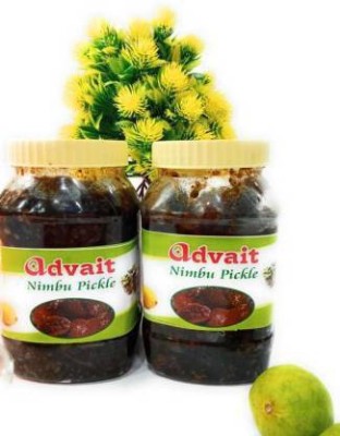 Ravso Advait Nimbu khatta Meetha - 1 kg Lemon Pickle(2 x 0.5 kg)