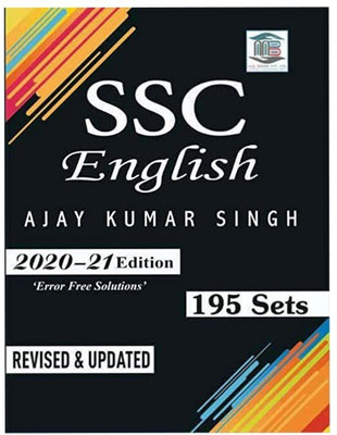 SSC English 'Error Free Solutions' (195 Sets) - 2020-21/edition (English)(Paperback, Ajay Kumar Singh)