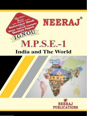 MPSE1 India And The World | English Medium | Neeraj Publications Guide With Question Bank(Paperback, Expert Panel of Neeraj Publications)