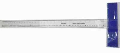 RINM Ikko T Square Scale With deluxe Quality 800 X 70 X 5 mm Ruler(Set of 1, Blue, White)