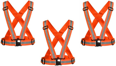 HM EVOTEK High Visibility Protective Safety Reflective Vest Belt Jacket, Night Cycling 2 inch Reflector Strips Cross Belt Stripes Adjustable Vest Safety Jacket Green Safety Jacket (Orange) 3Pcs Safety Jacket (orange) Safety Jacket(ORNAGE) HM EVOTEK High Visibility Protective Safety Reflective Vest Belt Jacket, Night Cycling 2 inch Reflector Strips Cross Belt Stripes Adjustable Vest Safety Jacket Green Safety Jacket (Orange) 3Pcs Safety Jacket (orange) Safety Jacket(ORNAGE)