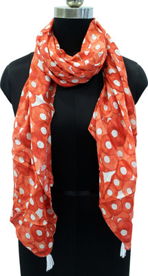 DESI Butik Printed Cotton Blend Women Scarf