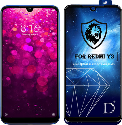 MaxR Edge To Edge Tempered Glass for Redmi Y3(Pack of 1)