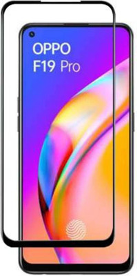 SRT Edge To Edge Tempered Glass for Oppo F19 Pro(Pack of 1)