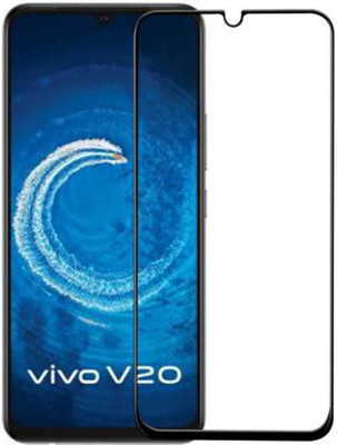 EASYBIZZ Edge To Edge Tempered Glass for Vivo V20 2021(Pack of 1)