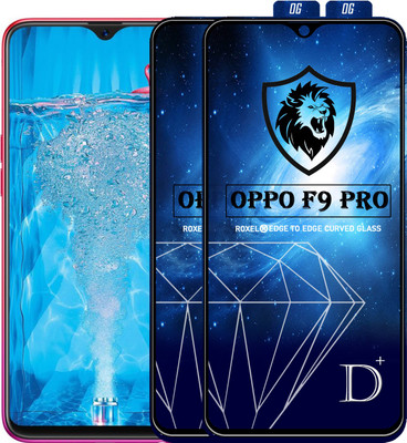 MaxR Edge To Edge Tempered Glass for OPPO F9 Pro(Pack of 2)