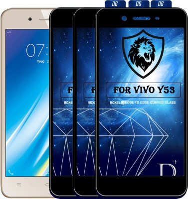 Roxel Edge To Edge Tempered Glass for VIVO Y53(Pack of 3)