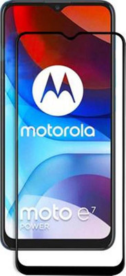 EASYBIZZ Edge To Edge Tempered Glass for Motorola E7 Power(Pack of 1)