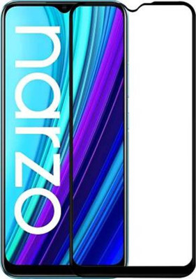 SRT Edge To Edge Tempered Glass for Realme Narzo 30A(Pack of 1)