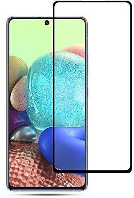 welldesign Edge To Edge Tempered Glass for Samsung Galaxy A72(Pack of 1)