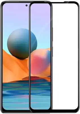 TINGTONG Edge To Edge Tempered Glass for Redmi Note 10 Pro(Pack of 1)