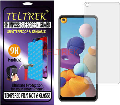TELTREK Tempered Glass Guard for SAMSUNG GALAXY A21 (Flexible, Unbreakable)(Pack of 1)