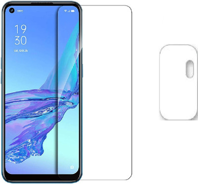 ISAAK Tempered Glass Guard for OPPO A53s Tempered Glass & Back Camera Lens Protector (Combo Pack)(Pack of 2)