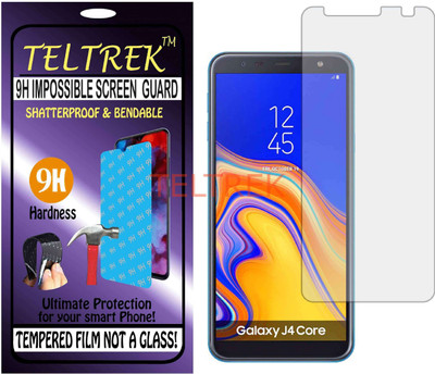 TELTREK Tempered Glass Guard for SAMSUNG J4 CORE (Flexible, Unbreakable)(Pack of 1)