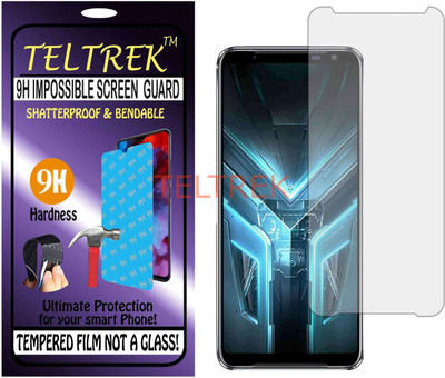 TELTREK Tempered Glass Guard for ASUS ROG PHONE3 (Flexible, Unbreakable)(Pack of 1)