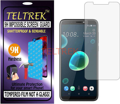 TELTREK Tempered Glass Guard for HTC DESIRE 12 (Flexible, Unbreakable)(Pack of 1)