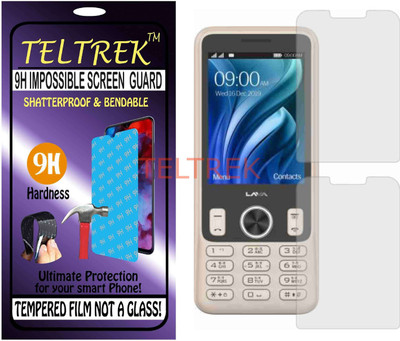 TELTREK Tempered Glass Guard for LAVA A9 (Flexible, Unbreakable)(Pack of 1)