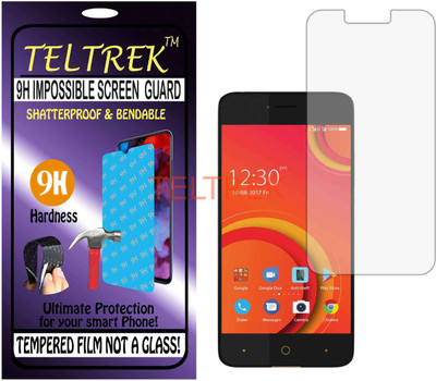 TELTREK Tempered Glass Guard for COMIO C2 (Flexible, Unbreakable)(Pack of 1)