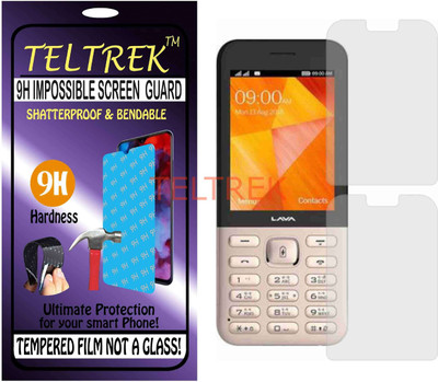 TELTREK Tempered Glass Guard for LAVA GEM WAVE (Flexible, Unbreakable)(Pack of 1)