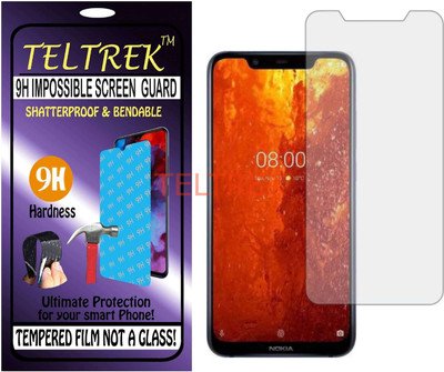 TELTREK Tempered Glass Guard for NOKIA 8.1 (Flexible, Unbreakable)(Pack of 1)