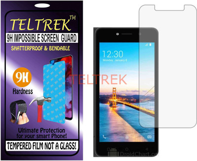 TELTREK Tempered Glass Guard for ITEL A15 (Flexible, Unbreakable)(Pack of 1)
