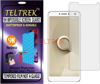 TELTREK Tempered Glass Guard for ALCATEL 3V (Flexible, Unbreakable)(Pack of 1)