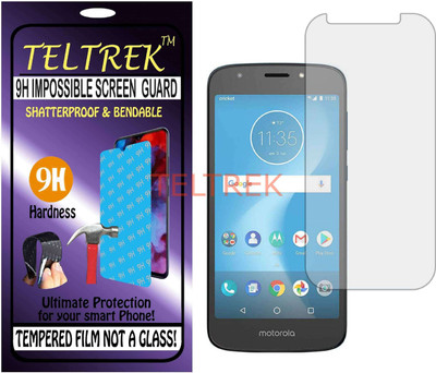 TELTREK Tempered Glass Guard for MOTOROLA MOTO E5 CRUISE (Flexible, Unbreakable)(Pack of 1)