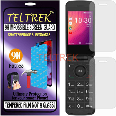TELTREK Tempered Glass Guard for ALCATEL GO FLIP 3 (Flexible, Unbreakable)(Pack of 1)