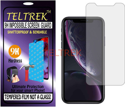TELTREK Tempered Glass Guard for APPLE IPHONE XR (Flexible, Unbreakable)(Pack of 1)