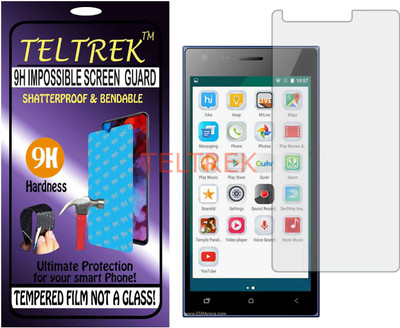 TELTREK Tempered Glass Guard for MICROMAX CANVAS EXPRESS 4G Q413 (Flexible, Unbreakable)(Pack of 1)