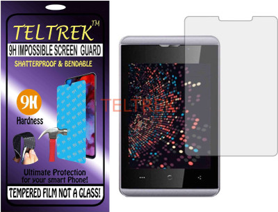 TELTREK Tempered Glass Guard for MICROMAX BOLT SUPREME Q300 (Flexible, Unbreakable)(Pack of 1)