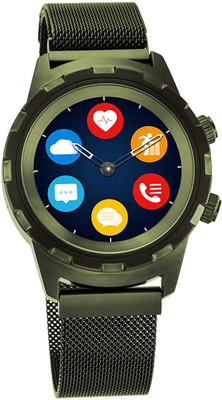 RAJFINCORP Tempered Glass Guard for Titan Connected X Green Hybrid Smartwatch(Pack of 1)