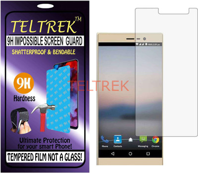 TELTREK Tempered Glass Guard for PANASONIC A2 (Flexible, Unbreakable)(Pack of 1)