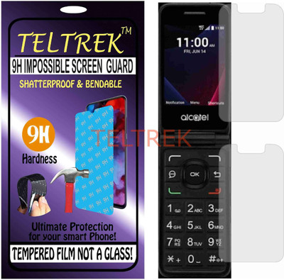 TELTREK Tempered Glass Guard for ALCATEL GO FLIP V (Flexible, Unbreakable)(Pack of 1)