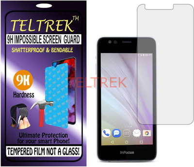 TELTREK Tempered Glass Guard for INFOCUS M425 BINGO (Flexible, Unbreakable)(Pack of 1)